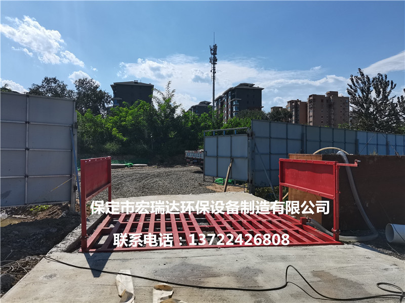 河南建筑工地使用宏瑞達工程洗輪機案例